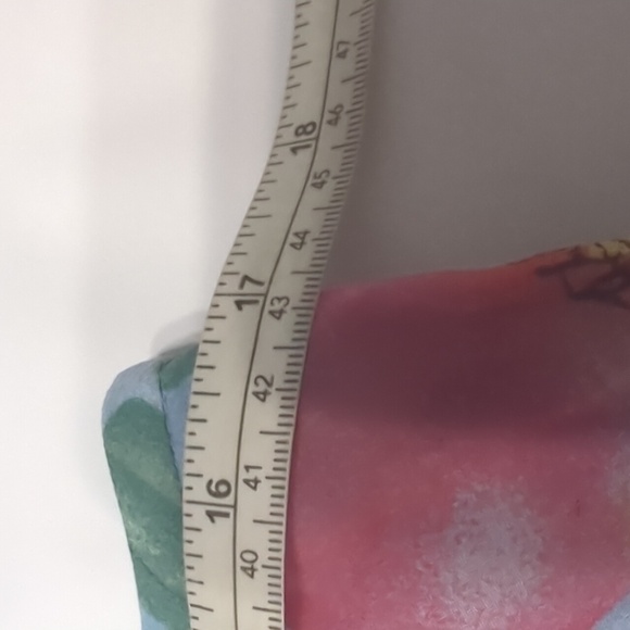 Ralph Lauren Womens Skirt NWT 100% Silk Cottagecore Bloomcore Plus Size 14 - Picture 6 of 12